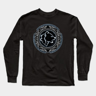 Viking bear warrior berserker shield Long Sleeve T-Shirt